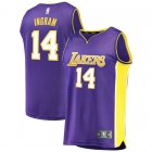 Camiseta Brandon Ingram 14 Los Angeles Lakers Statement Edition Púrpura Hombre